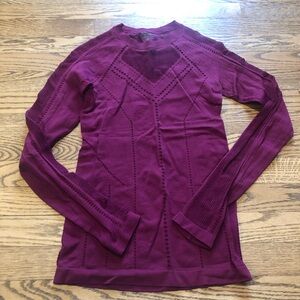 Athleta Oxygen Longsleeve Mulberry